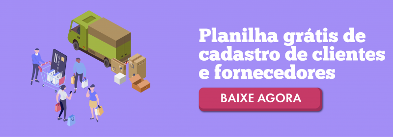 Planilha de cadastro de clientes