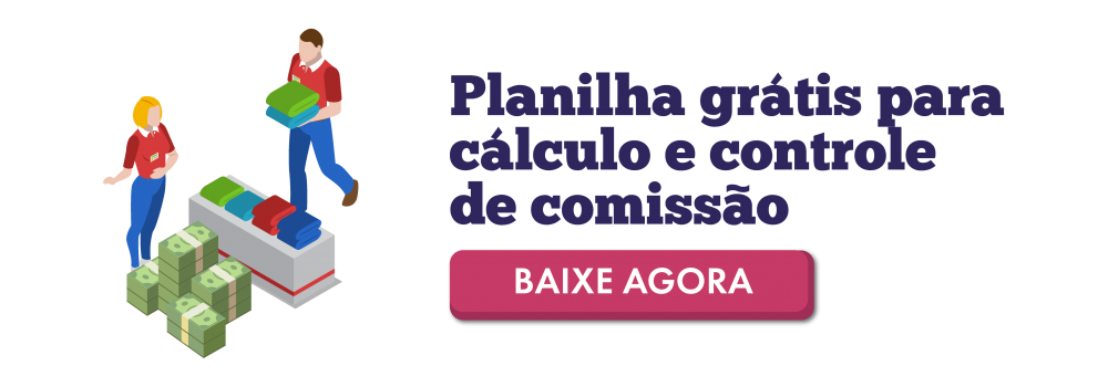 Planilha de Cálculo de Venda e Controle de Comissão