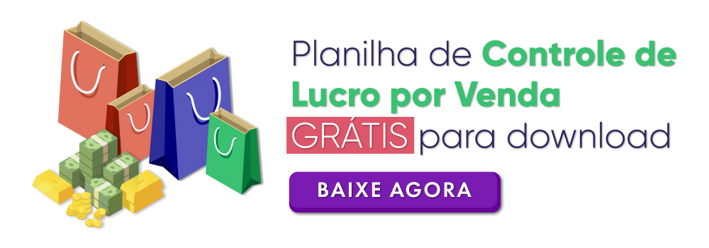 Planilhas para Varejo: planilha de lucro por venda