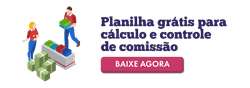 Planilha de Cálculo de Venda e Controle de Comissão