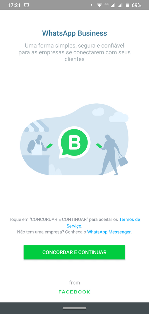 Como baixar o whatsapp business