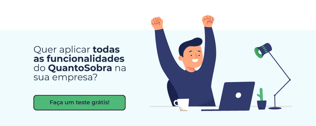 Todas funcionalidades do QuantoSobra na sua empresa