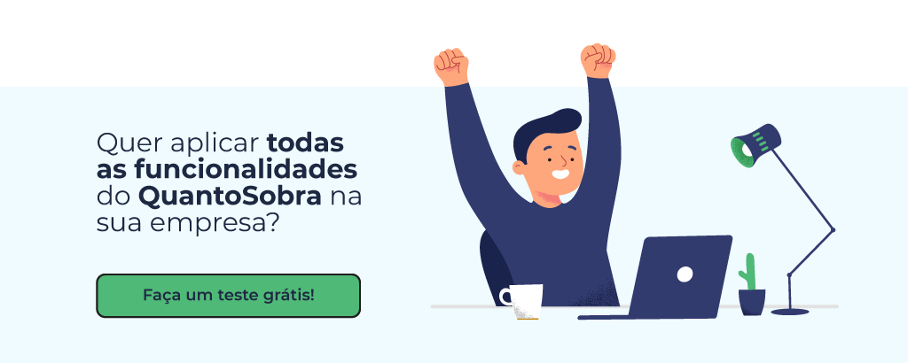 Todas funcionalidades do QuantoSobra na sua empresa