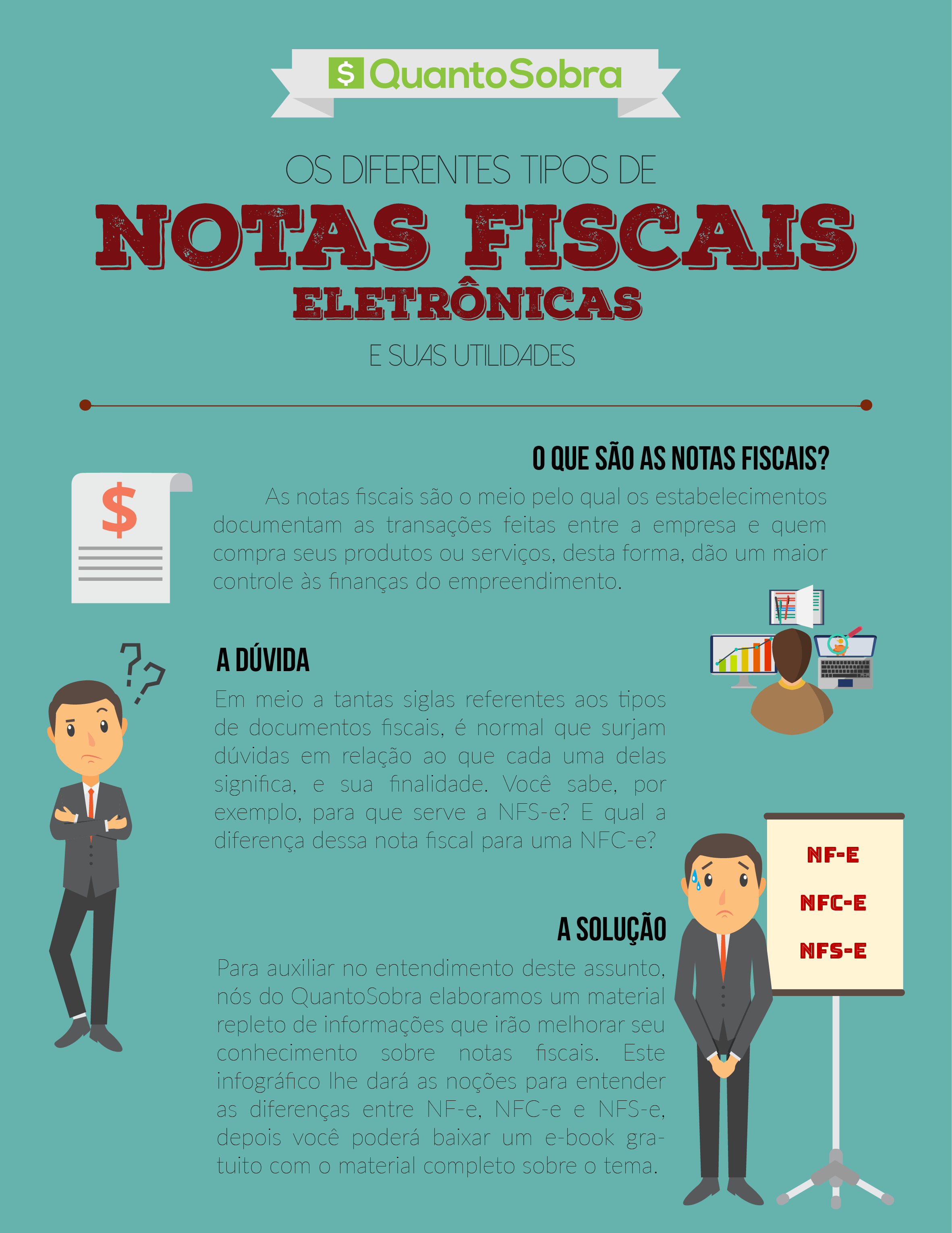 tipos de notas fiscais eletrônicas