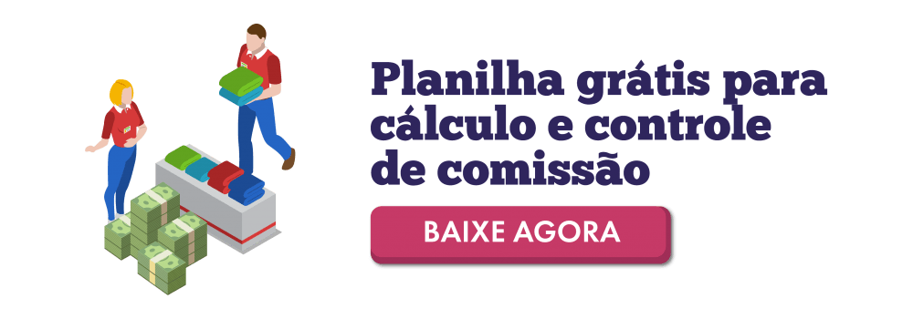 Planilha de Cálculo de Venda e Controle de Comissão