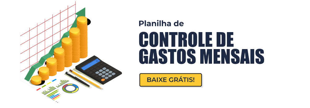 Planilha Excel de gastos mensais grátis