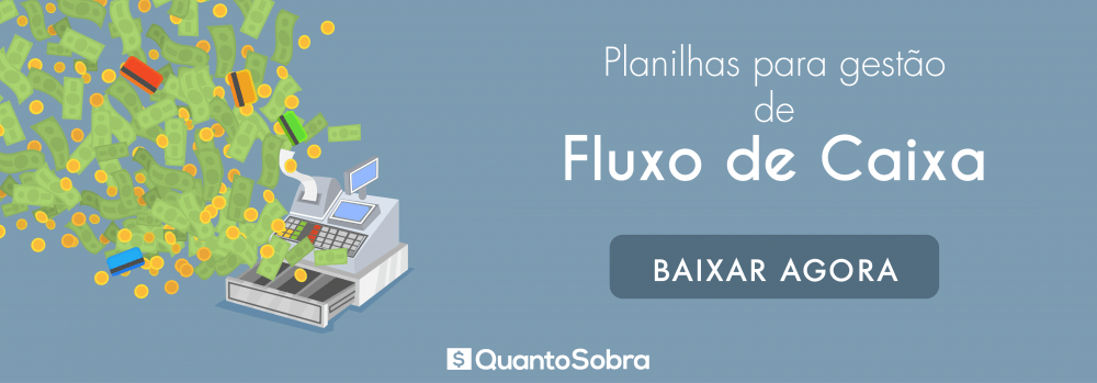 Planilhas para mini mercado: planilha de fluxo de caixa