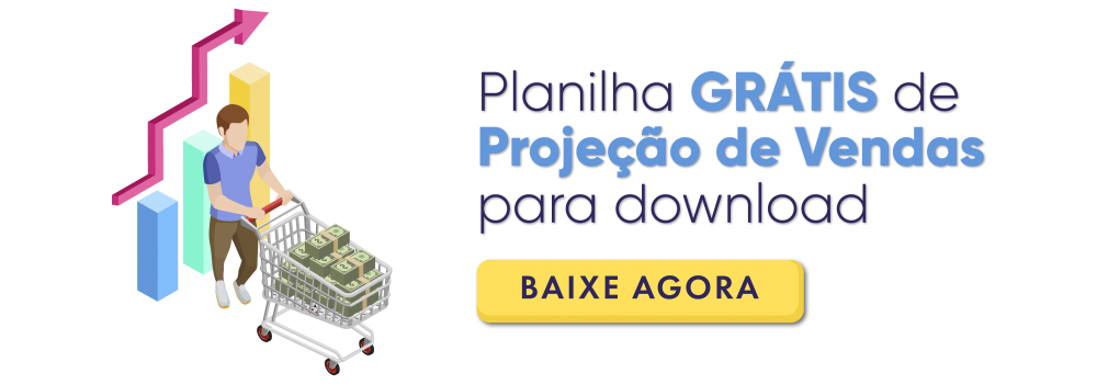 Planilha de projeção de vendas